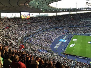 Stade de France beim Cupfinale Auxerre gegen PSG
